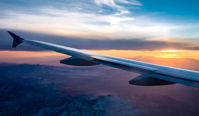 increíble vista desde un avión