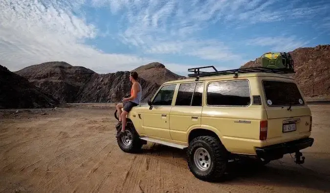 viaje por carretera en el sur de África