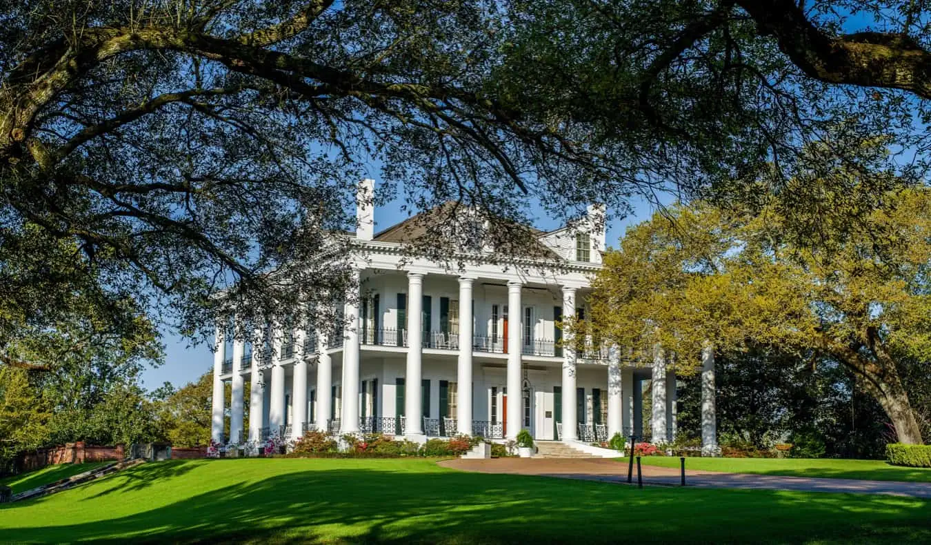 Una storica casa anteguerra a Natchez, negli Stati Uniti