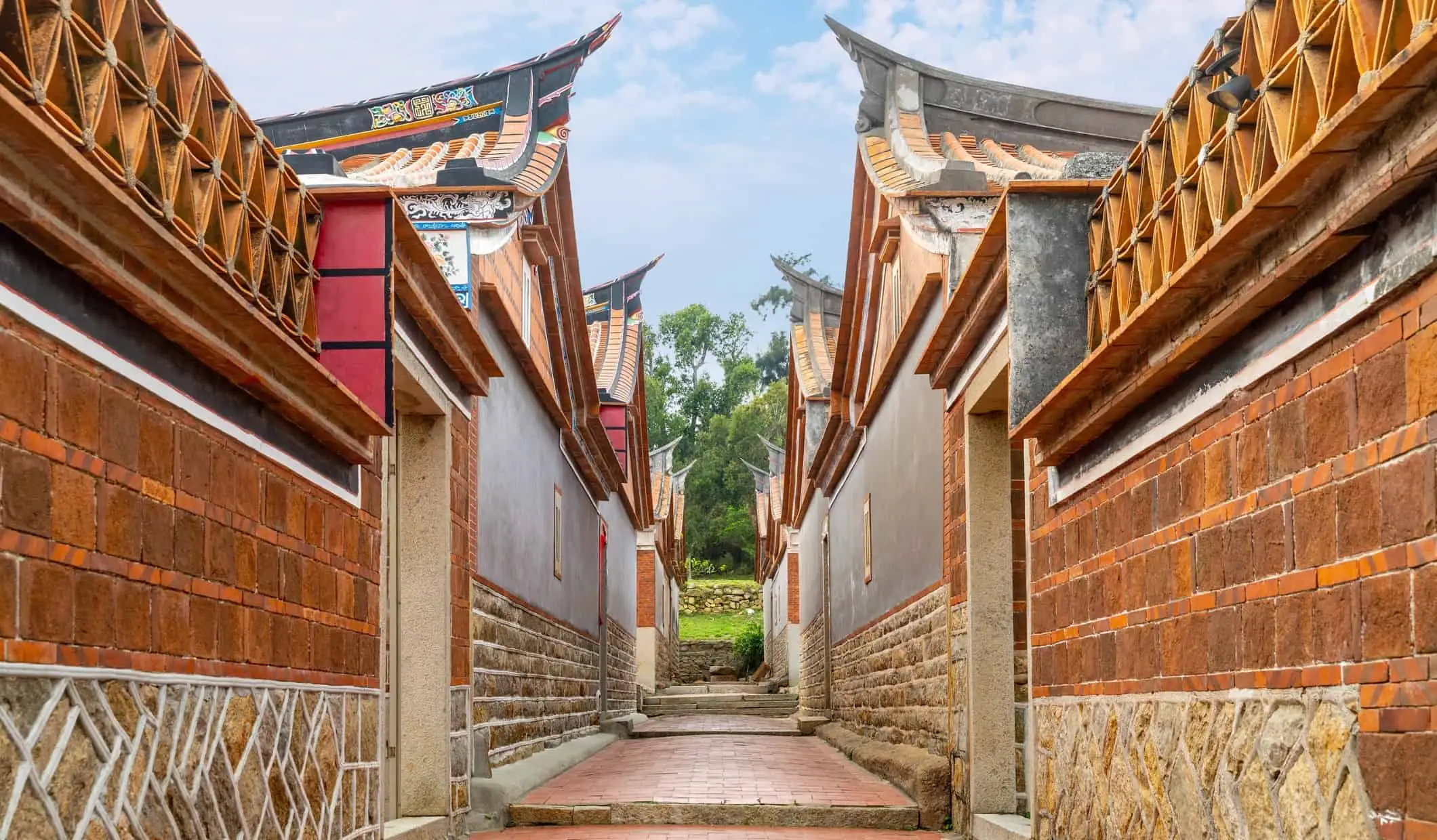 Traditionelle Architektur in Kinmen, Taiwan