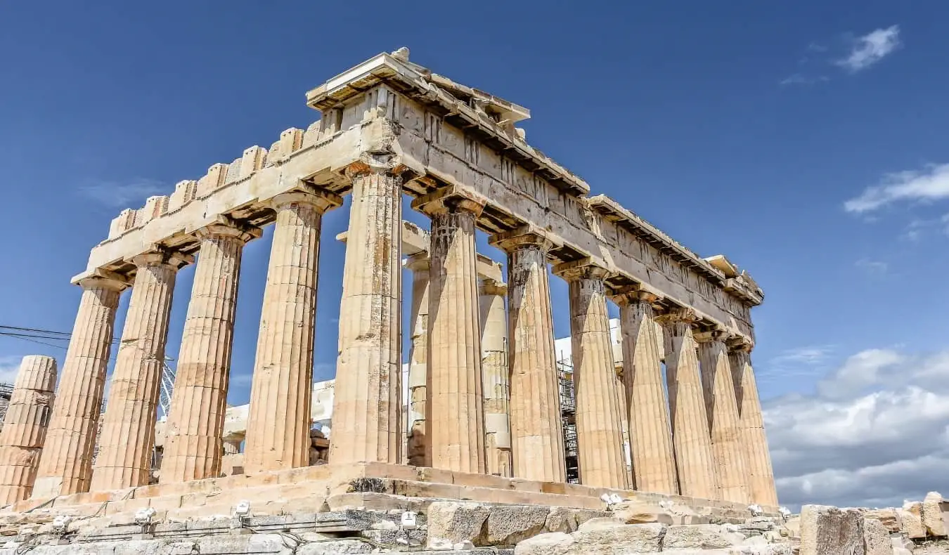 Oude Akropolis in Athene, Griekenland