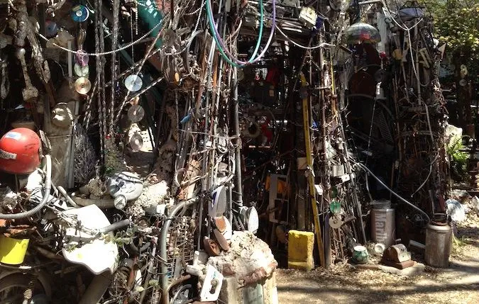 die Kathedrale von Junk in Austin, Texas