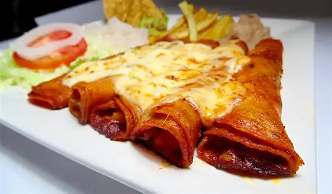 Un'enchilada appetitosa