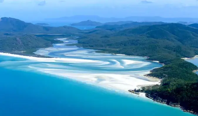 pemandangan indah kepulauan whitsunday