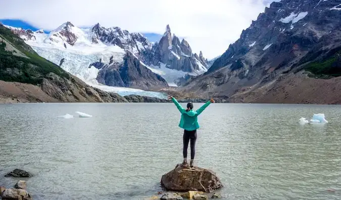 Uskomaton näkymä El Chalténissa, Argentiinassa