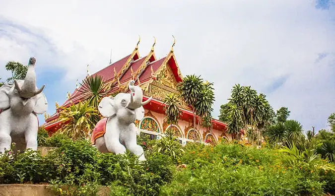 et tempel i They, Thailand