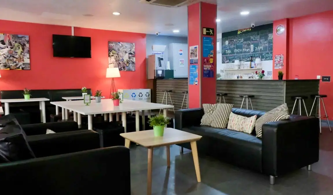 Ang karaniwang lugar ng HelloBCN hostel sa Barcelona, ​​Spain