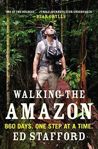 Wandelen over de Amazon-boekomslag