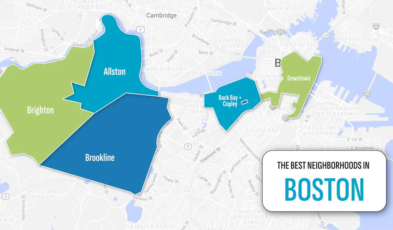 Hvor skal man bo i Boston: De bedste kvarterer til dit besøg