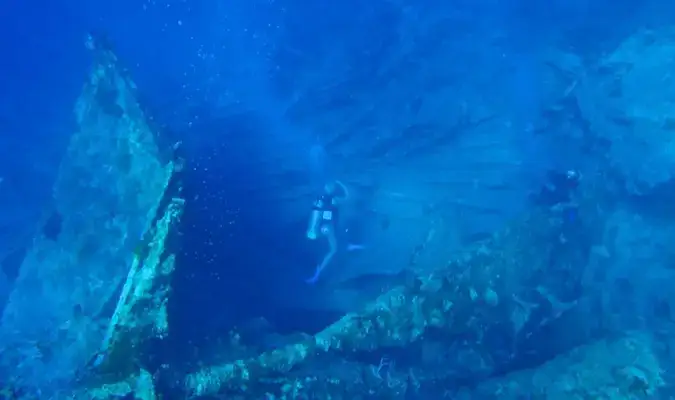 RMS Rhone-vraket på Jungfruöarna