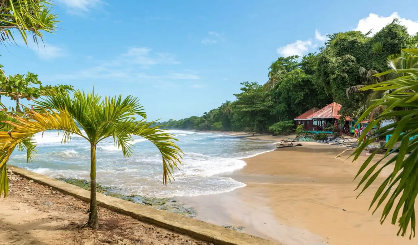 La bonica costa de Cahuita a Costa Rica