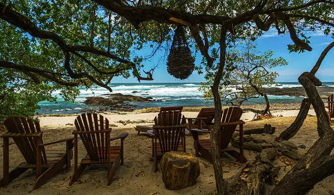 een prachtig strand in costa rica