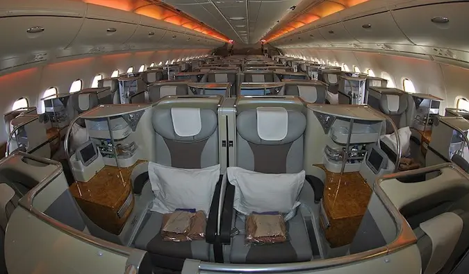 classe business sull'A380