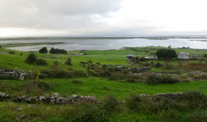 ett slott i Irland nära Galway