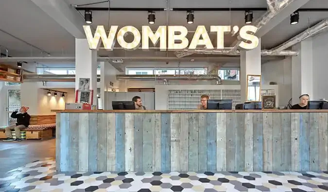 Bejelentkezés a londoni Wombats City Hostelben