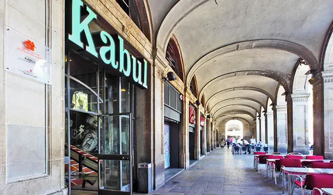 Exterior de Kabul Hostel a Barcelona Espanya