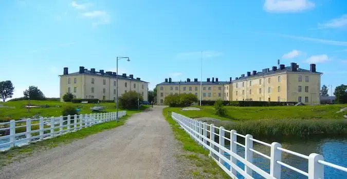 Otok Suomenlinna v Helsinkih na Finskem