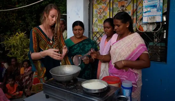 cuisiner des aliments en Inde