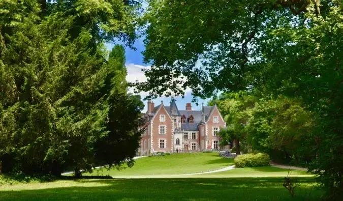 Das berühmte und historische Schloss Clos Luce in Frankreich