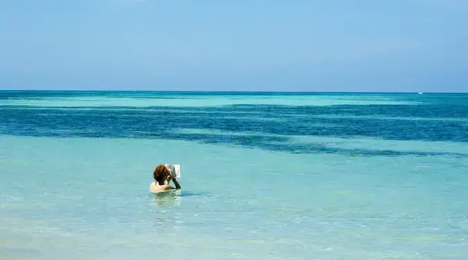 bersantai di pulau jagung di Nicaragua