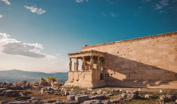 Ένα από τα πολλά αρχαία κτίρια στην Ελλάδα