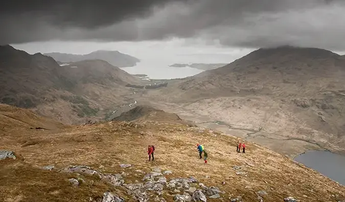 Trilha de caminhada em Inverie, Reino Unido