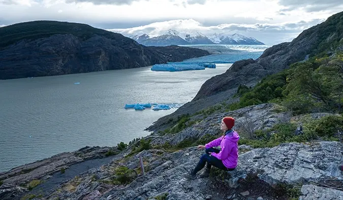 Kristin Addis mendaki di Patagonia