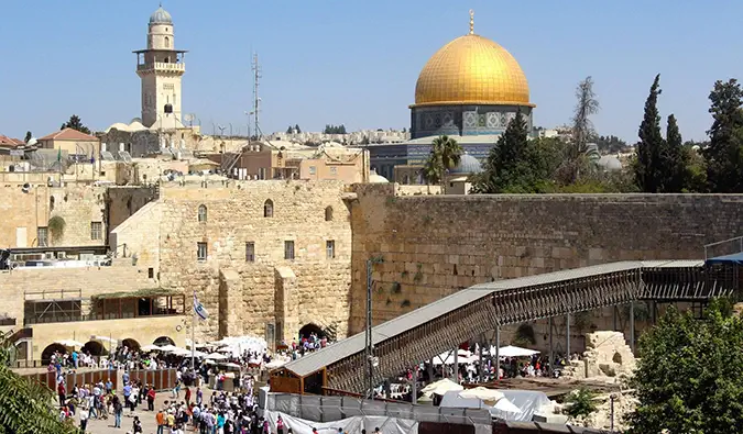 el Mur de les Lamentacions a Jerusalem, Israel