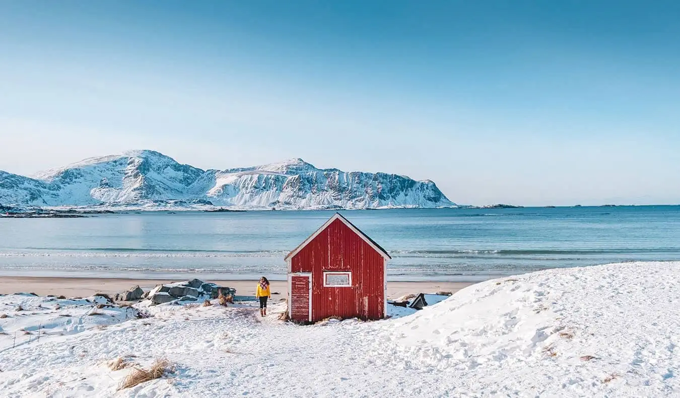 Karlı Norveç'teki Cesur Rehber'den Michele