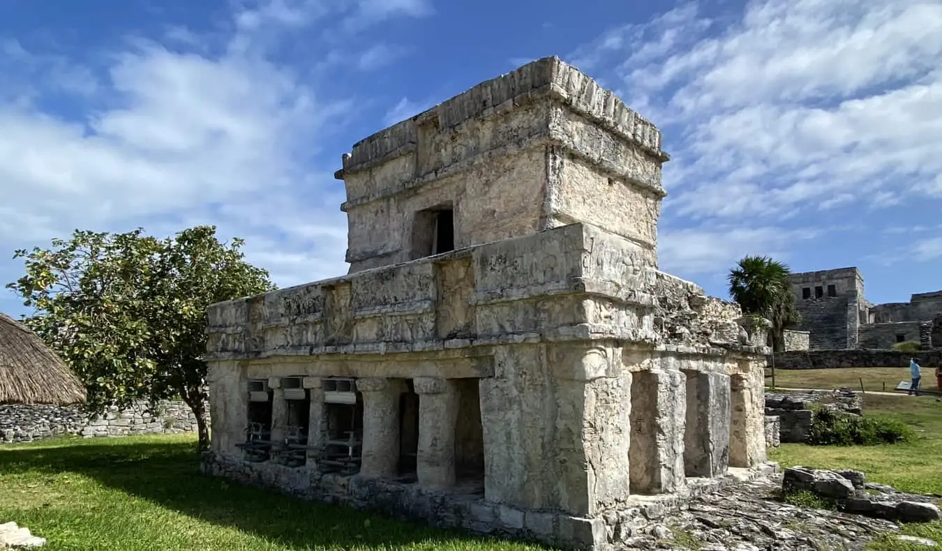 De historische ruïnes van Tulum, Mexico