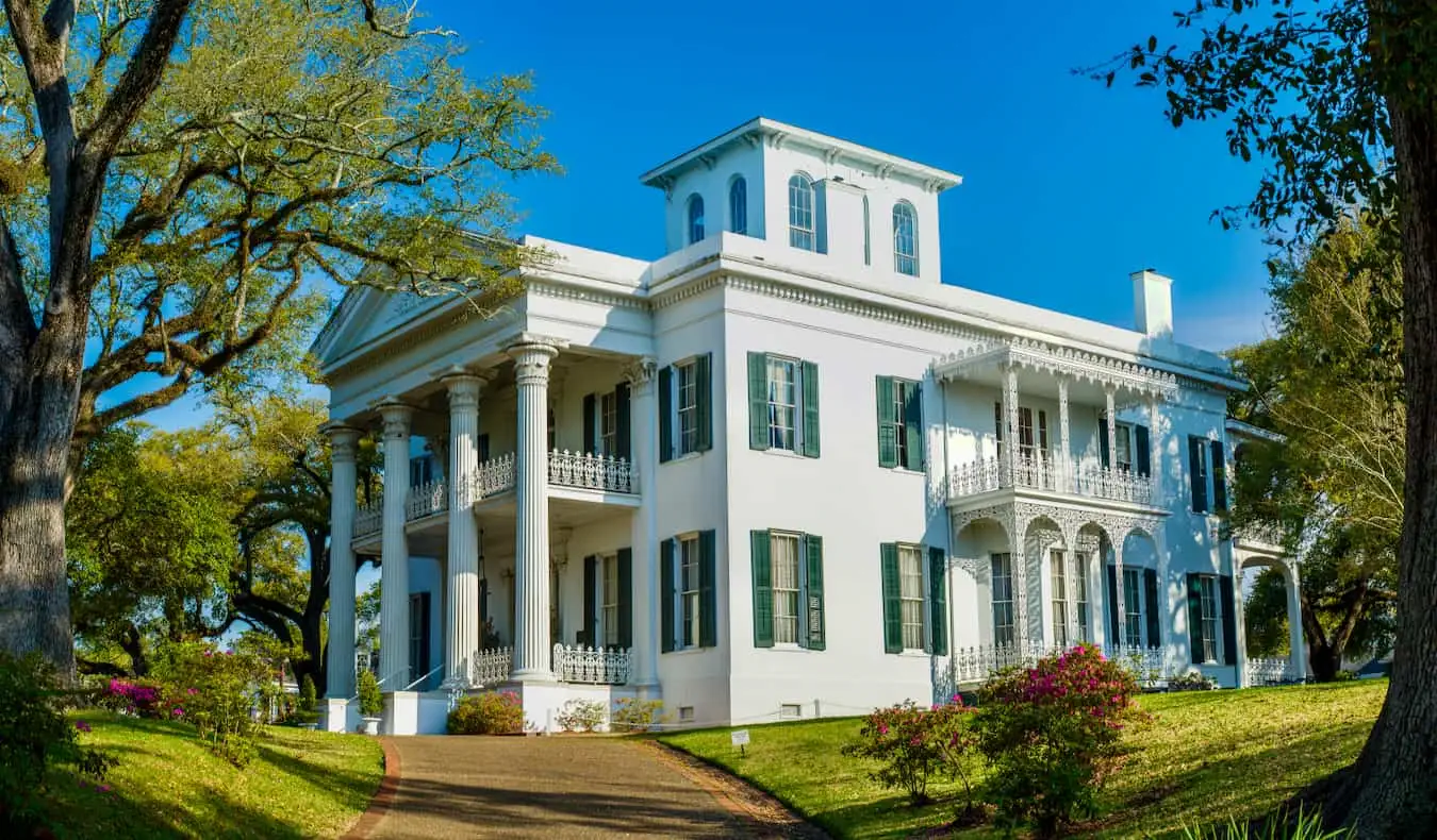 La splendida dimora di Stanton Hall nella storica Natchez, Mississippi, USA