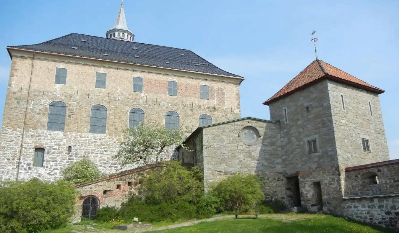 Akershusi kindluse kivihooned Oslos, Norras