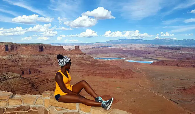 oneika vid grand canyon