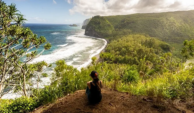 Christine Addis på Hawaii