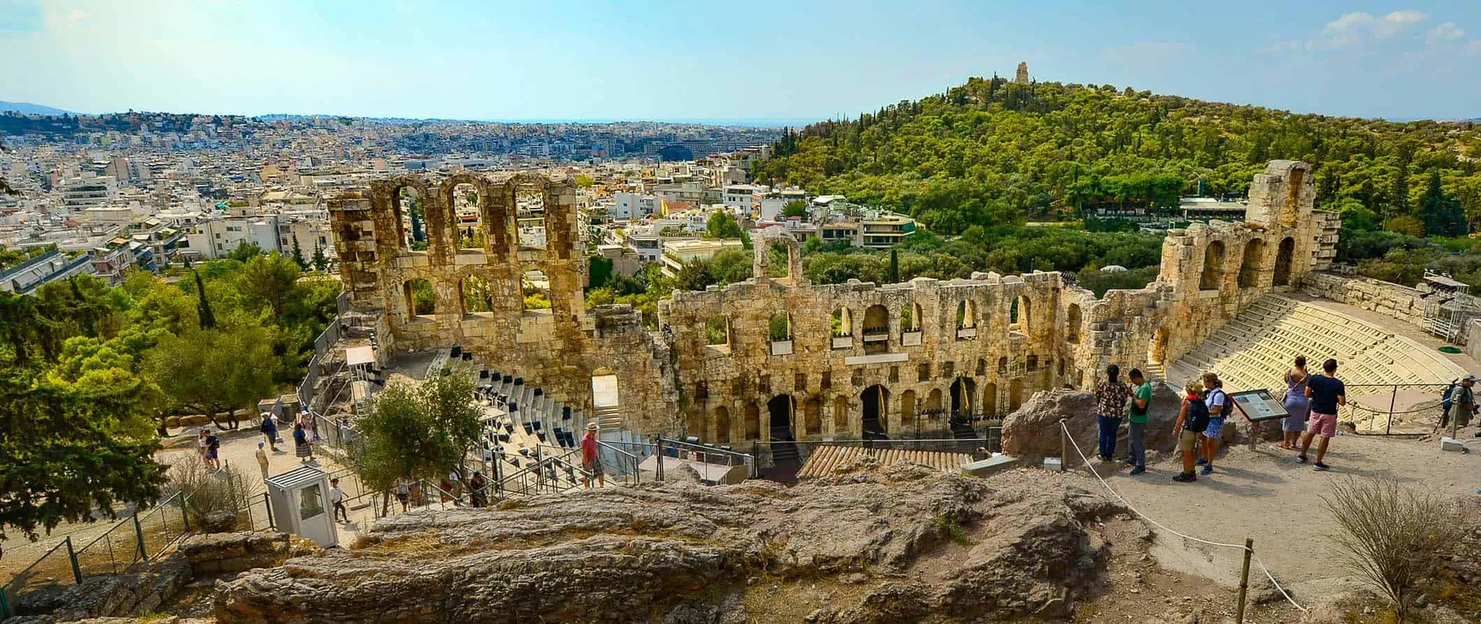 Blick auf Athen, Griechenland