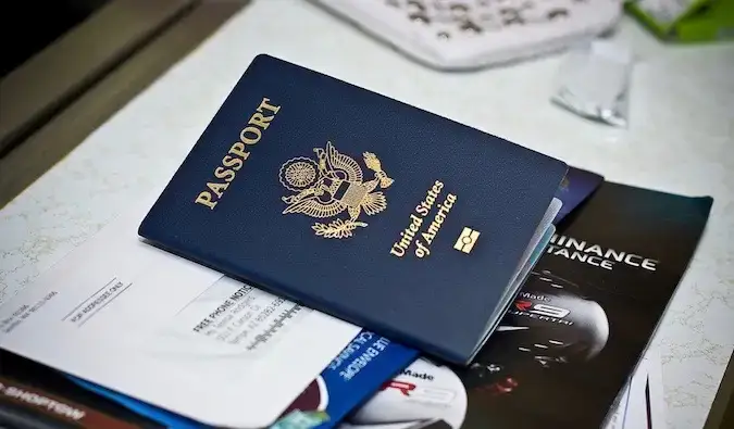 un passeport américain