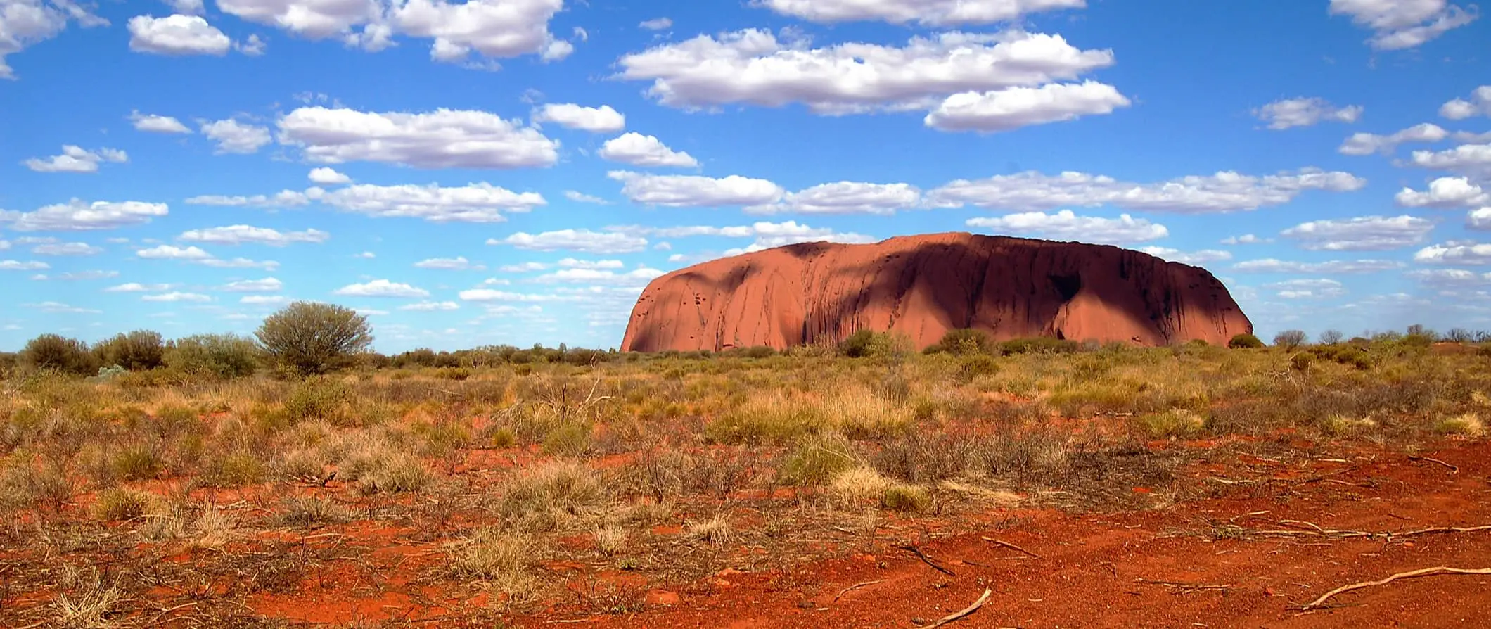 La famosa Ayers Rock in Australia, conosciuta anche come Uluru