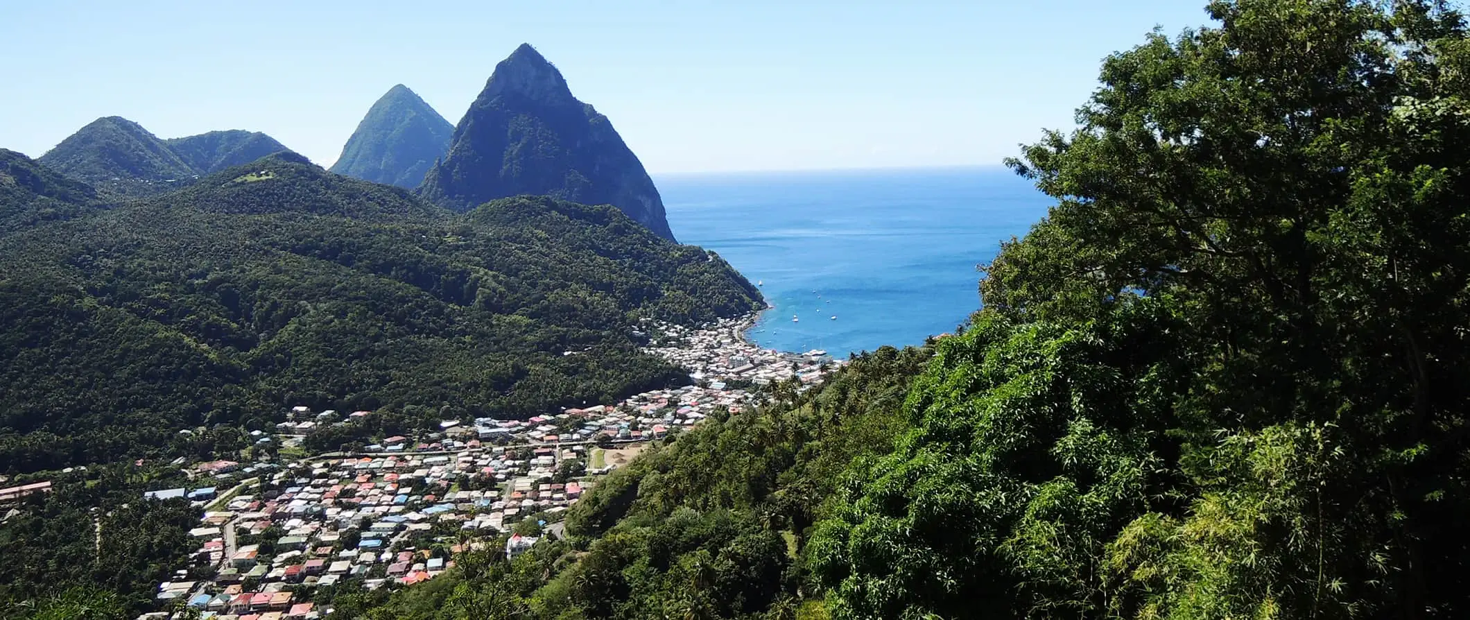 het Teton-gebergte rond Saint Lucia