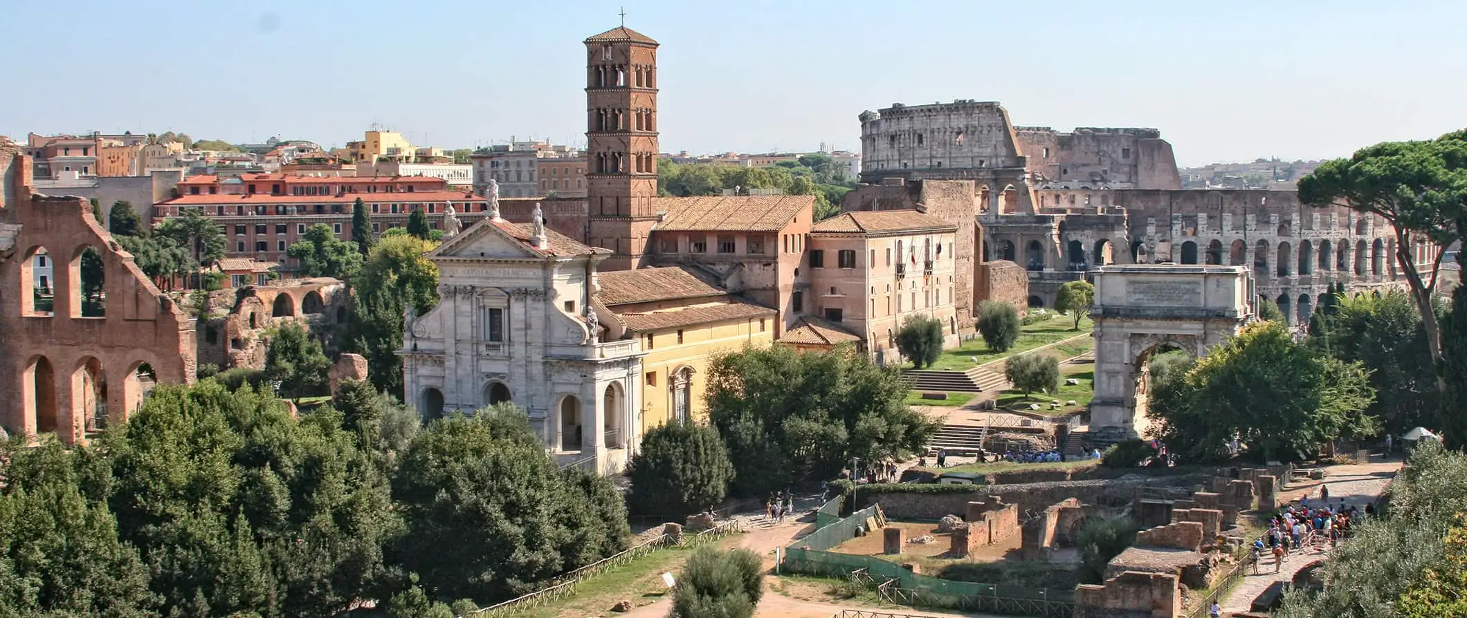 ruinerna i Rom, Italien