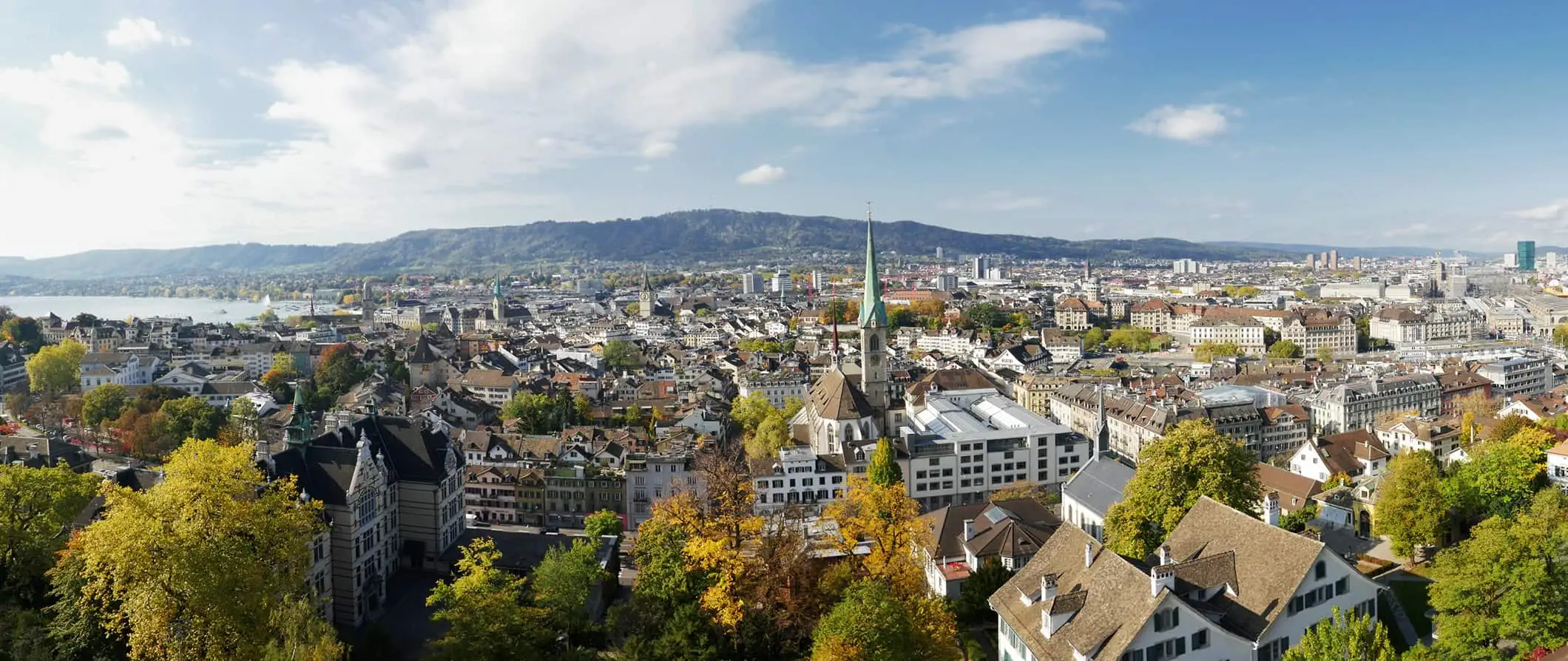 Zurich di sekitar danau