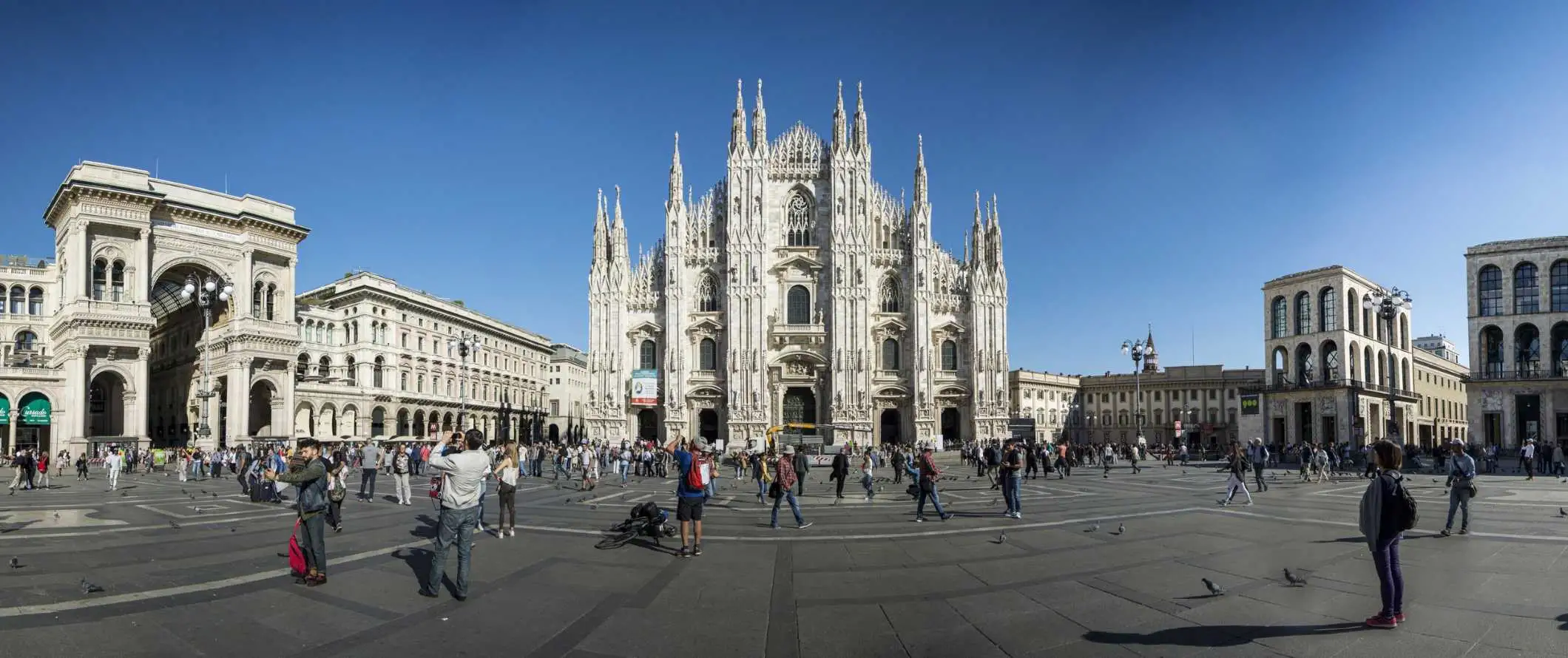 Panoramic view ng Milan