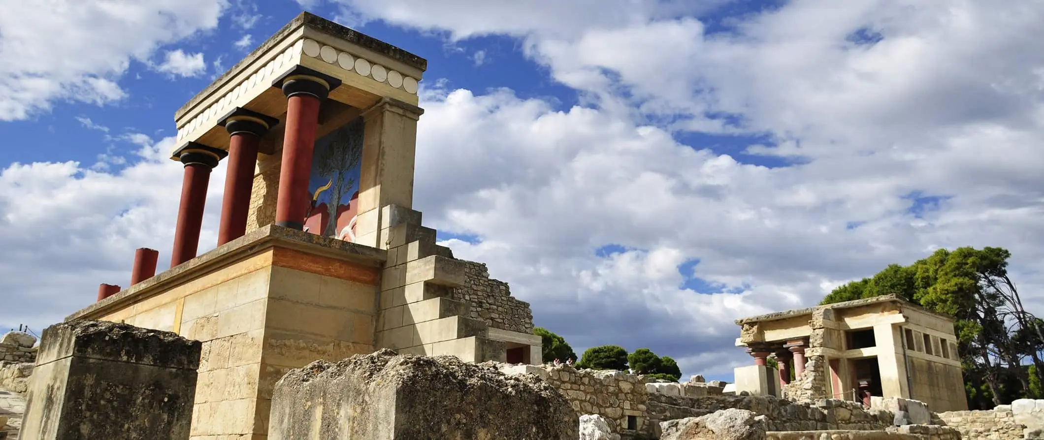 Las ruinas de Knossos, Creta.